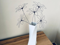 Drátkované Tulipány - 3ks