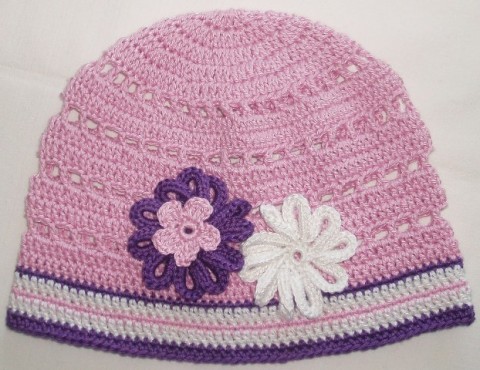 Háčkovaná čepička 176 