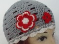 Háčkovaná čepička 135
