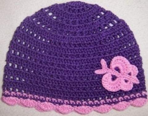 Háčkovaná čepička 42 