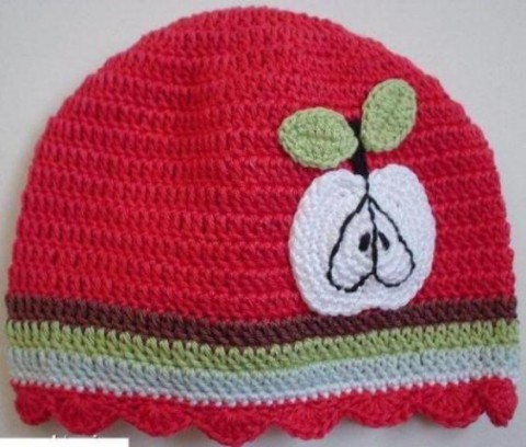 Háčkovaná čepička 62 