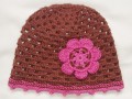 Háčkovaná čepička 213