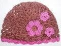 Háčkovaná čepička 224