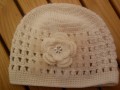 Letní háčkované  bambusové čepičky