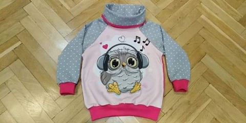 Dětské obrázkové mikinky mikina tepláková panel obrázková 