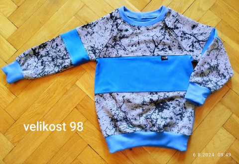 Mikinka popraskaný beton mikina 