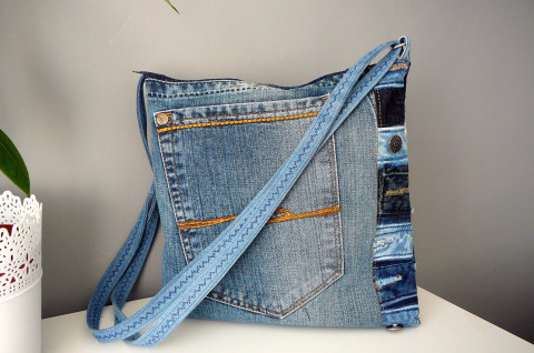 Džínová kabelka. kabelka riflová 