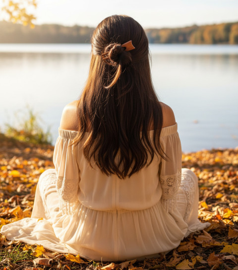Trnková minijehlice do vlasů dřevo spona sponka spony spona do vlasů módní doplňky jehlice do vlasů doplňky do vlasů boho šperky boho doplňky 