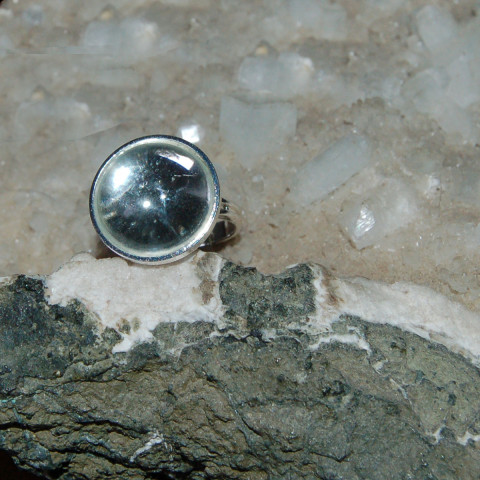 Prsten se zrcadlovou čočkou zrcadlo 