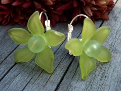 Lístečkové náušnice - S.Steel