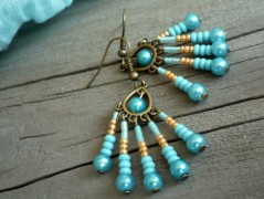 Lístečkové náušnice - S.Steel