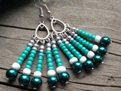 Lístečkové náušnice - S.Steel