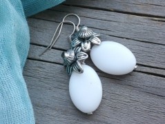 Lístečkové náušnice - S.Steel