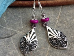 Lístečkové náušnice - S.Steel