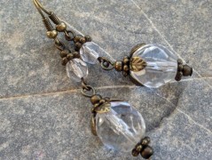 Lístečkové náušnice - S.Steel