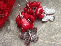 Lístečkové náušnice - S.Steel