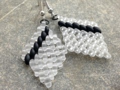 Lístečkové náušnice - S.Steel