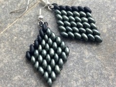 Lístečkové náušnice - S.Steel