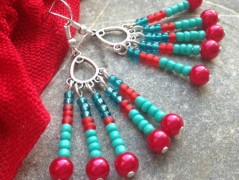 Lístečkové náušnice - S.Steel