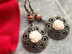 Lístečkové náušnice - S.Steel