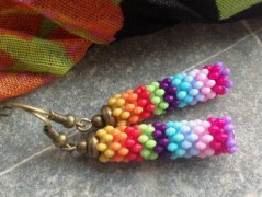 Lístečkové náušnice - S.Steel