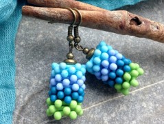 Lístečkové náušnice - S.Steel