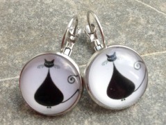 Lístečkové náušnice - S.Steel