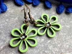 Lístečkové náušnice - S.Steel