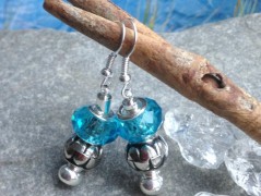 Lístečkové náušnice - S.Steel