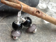 Lístečkové náušnice - S.Steel