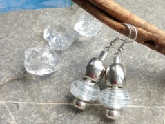 Lístečkové náušnice - S.Steel