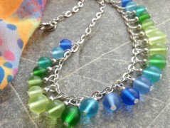 Lístečkové náušnice - S.Steel