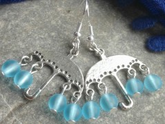 Lístečkové náušnice - S.Steel