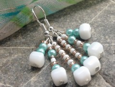 Lístečkové náušnice - S.Steel