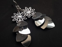 Lístečkové náušnice - S.Steel