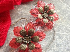 Lístečkové náušnice - S.Steel