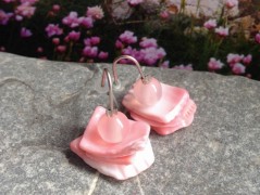 Lístečkové náušnice - S.Steel