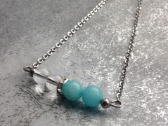 Lístečkové náušnice - S.Steel