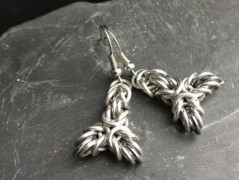 Lístečkové náušnice - S.Steel