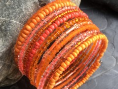 Lístečkové náušnice - S.Steel