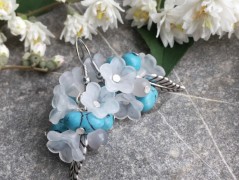 Lístečkové náušnice - S.Steel