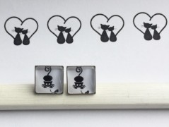 Lístečkové náušnice - S.Steel