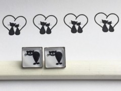 Lístečkové náušnice - S.Steel