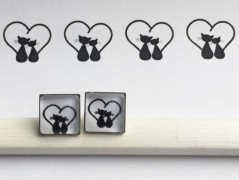 Lístečkové náušnice - S.Steel