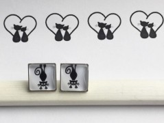 Lístečkové náušnice - S.Steel