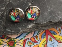 Lístečkové náušnice - S.Steel