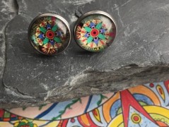 Lístečkové náušnice - S.Steel