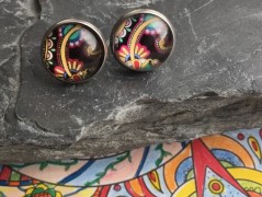 Lístečkové náušnice - S.Steel