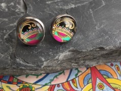 Lístečkové náušnice - S.Steel