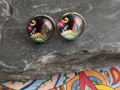 Lístečkové náušnice - S.Steel